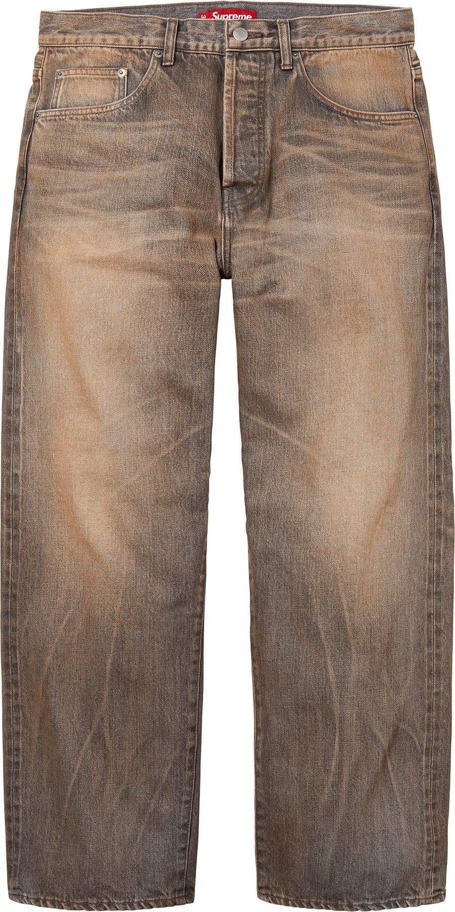Distressed Loose Fit Selvedge Jean view 6